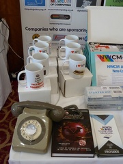 Computer Mugs and a Vintage Phone